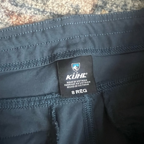 Kuhl Women's Free Flex Roll-Up Straight Leg Pants Deep Blue - Picture 7 of 10